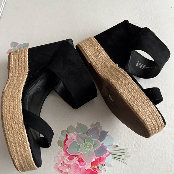 Express Black Wedge Espadrilles - Picture 4 of 8